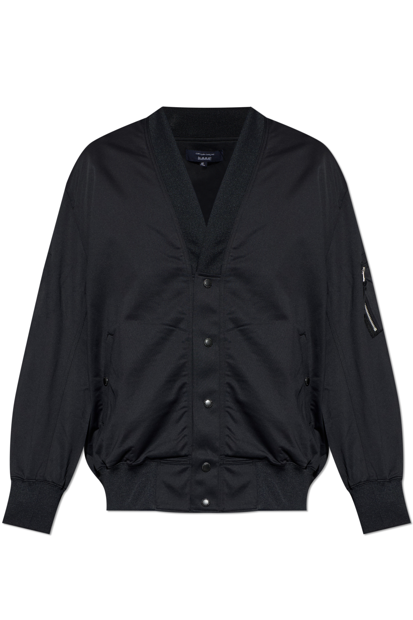 Black Jacket with snap fastening Comme des Garçons Homme Plus